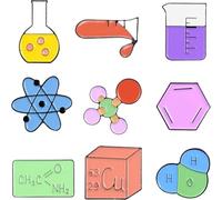 Generic 9 Broches De Ciencia, Pin De Laboratorio, Química, Fórmula Molecular, Ciencia, Alfileres De Solapa, Insignias Para Ropa, Bolsa, Mochila Y Gorro