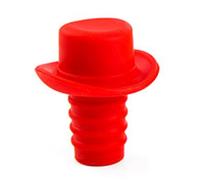 Generic A1939 Tapón de Corcho de Vino con Sombrero de Cerveza Pequeño de Silicona para Resultados de Sellado, Material Seguro de Grado Alimenticio para la Mayoría de las Botellas, Color Vino Tinto,