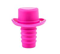 Generic A1939 Tapón de Corcho de Vino con Sombrero de Cerveza Pequeño de Silicona para Resultados de Sellado, Material Seguro de Grado Alimenticio para la Mayoría de las Botellas, Color Vino Tinto,