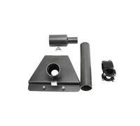 Generic Abrazadera de Aluminio Duradera para Montaje en Poste de Bandera, Escalera para Vehículos Recreativos de Alta Resistencia, para Yates, Vehículos de Acampada, 0,8-1,12 Pulgadas