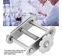 Generic Abrazadera de Tubo 20 Piezas Abrazadera de Tubo de Caucho Galvanizado Tapón de Agua Resistente Al óxido para Clínicas y Uso Doméstico