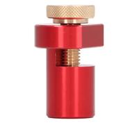 Generic Abrazadera para Perros de Banco Antideslizante de 19 Mm con Tornillo de Pulgar para Tareas de Carpintería, Tope de Aleación de Aluminio Versátil, 1 Unidad (rojo)