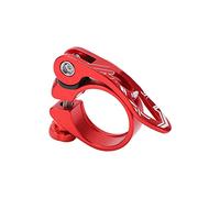 Generic Abrazadera para Tija de Sillín de Bicicleta de 34,9 Mm, Soporte para Tija de Sillín de Aleación de Aluminio de Liberación Rápida para Tijas de con Marco de 33,5 35,2 Mm/1,3 1,4 Pulgadas (rojo)