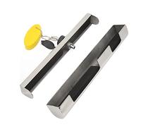 Generic Abrazadera Universal de Bloqueo de Motor Fueraborda de Acero Inoxidable para Barco, Yate, Marino con Llave