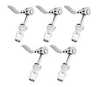 Generic Abrazaderas para Tija de Sillín de Bicicleta Engranaje de Fijación de Liberación Rápida de Aleación de Aluminio Duradero para Bicicletas Universales 5 Piezas para Tija de Sillín de Bicicleta