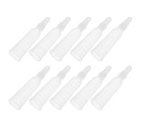 Generic Abridor de Ampollas de 2 Ml, 10 Puntas Dispensadoras de Plástico Transparente, Tapones Protectores para Dedos, Compatible Ampollas de Vidrio Selladas, Uso en Laboratorios