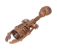 Generic Abridor de Botellas de Vino con Sacacorchos con Cabeza de Calavera, Práctico Abridor de Vino que Ahorra Tiempo para Cumpleaños, Ceremonias de Graduación, Metal de 6,9x2,2 Pulgadas