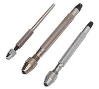 Generic Accesorio de Herramienta de Reparación de Relojes, Juego de Taladro Manual con Tornillo de Banco de 3 Piezas, Larga Vida útil, Pequeño y Fácil de Transportar, Escena aplicable: Reparación de