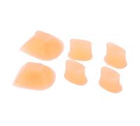 Generic Accesorios de Ladrillo de Flauta para Entusiastas de la Música, Almohadillas de Teclas Silenciosas de Silicona de Color Amarillo Claro para Todas las Flautas, Piezas de Repuesto Compactas,