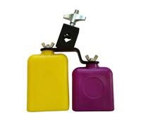 Generic Accesorios para Tambores con Cencerro Bicolor de Tonos Altos Y Bajos, Generador de Ruido para La Enseñanza Escolar.