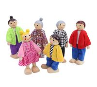 Generic Accesorios y Muebles de Casa de Muñecas, Accesorios de Casa de Muñecas Dollhouse en Miniatura People Toy People Miniatura Toy para Niños para Niños (6 títeres japoneses y Coreanos)