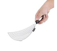Generic Acero Inoxidable Resistente a la Corrosión Colador de Alimentos Multiusos Escurridor de Colador Antideslizante para Colar Fácilmente en la Cocina Plata 1 Pieza