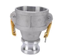 Generic Acoplador de Leva de Aluminio para Manguera Tipo DA - Adaptador Versátil de Leva y Manguera con Ranura - para Riego Agrícola, Sistemas de Manejo de Fluidos - Rosca Hembra de 3" y Macho de 2"
