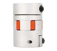 Generic Acoplamiento de Eje de Ciruela, Acoplador Flexible de Aleación de Aluminio para Transmisión de Servomotor, Diámetro Interior de 24mm, D45L65