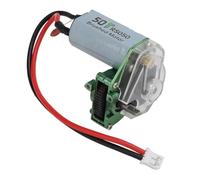 Generic Actualice el Engranaje de Acero RC Caja de Cambios de Automóvil con Diseño Transparente para el Automóvil Axial SCX24 1/24 RC - Aumento de Potencia y par (GREEN)