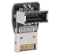 Generic Adaptador Compacto de Transmisión de Señal sin Pérdidas de Panel Frontal Type-E para USB3.1 10G, USB3.2 20G para Placa Base de PC