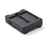 Generic Adaptador Convertidor de Batería NP-F a V-Lock con Diseño de Doble Ranura - Salidas USB-A/DC/D-Tap para Cámaras, Teléfonos Inteligentes