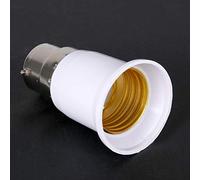Generic Adaptador de Base de Bombilla B22 a E27, Resistente a la Corrosión y Fácil de Instalar, para Iluminación del Hogar, 1 Portalámparas, Plásticos de Ingeniería