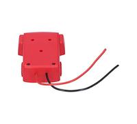 Generic Adaptador de Batería de 18 V, Convertidor de Montaje de Potencia Duradero para Suministros Industriales, ABS Rojo
