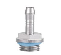 Generic Adaptador de Conector de Ajuste de Tubo Suave, 1PC G1/4 Twist de Agua Tubo de Enfriamiento de Agua G1/4 Conector de Rosca con Anillo de Silicona 6 PC PC Enfriamiento de Dos Accesorios Táctil