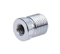 Generic Adaptador de Conversión de Montaje de Aerógrafo para Badger Easy Connection 1/8", Acero Inoxidable Color Plateado, Herramienta de Aerógrafo para Artistas