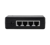 Generic Adaptador de Corriente PoE de 4 Puertos Inyector PoE Compacto para Cámara IP, Estándar IEEE802.3af/at, Resistente y Duradero, para Cámaras IP,