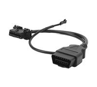 Generic Adaptador de Derivación OBD2 Conexión Estable Apto para Fit para 1500 2500 2018 a 2020, Herramienta Conveniente para Borrar Códigos de Falla del Vehículo, Material ABS