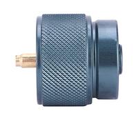 Generic Adaptador de Estufa de Gas Conveniente Conector de Aleación de Aluminio para Cilindro de Gas Mapp y Tanque de Propano 1L Camping Negro 1 Pulgada 39 G