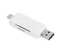 Generic Adaptador de Tarjeta de Memoria de Unidad Flash USB3.0 Multifuncional Tipo C3.1, Ranura para Tarjeta SIM Dual Segura para Dispositivos