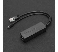 Generic Adaptador Divisor Ethernet PoE Inyector de Potencia de 12W de Alta Eficiencia para Tabletas Dispositivos Inteligentes ABS 1 Unidad