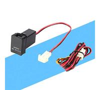 Generic Adaptador Dual de Cargador de Coche USB 12V-24V a 5V 3.1A Apto para Diseño Impermeable de Coches