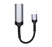 Generic Adaptador Ethernet USB a RJ45 Amplia Compatibilidad para Oficina en Casa y Viajes 21,2 Cm Fácil de Usar (100Mbps)