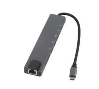 Generic Adaptador Ethernet USB C, Lector de Tarjetas Hub Type -C Hub Reader RJ45 Lector de Tarjetas 8 -IN 1 Tipo a Multi Function Dock Adapter