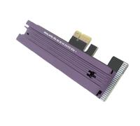 Generic Adaptador M.2 NVMe SSD a PCIe Tarjeta de Expansión de Alta Velocidad de 750 MB/s para Operativo con Material de Aleación de Aluminio