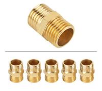 Generic Adaptador Rápido de Conexión de Boquilla Hexagonal de Tubo de Latón Duradero para Varias Tuberías, Boquilla Hexagonal de 1/4, 10 Piezas Fuerte Resistencia Al Desgaste