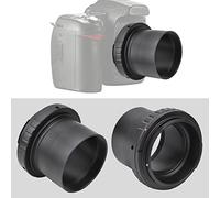 Generic Adaptador T2- - Adaptador de Lente de Telescopio de Metal para Cámaras con Montura - Ajuste Seguro de 2 Pulgadas para Astrofotografía - Construcción para Imágenes Claras - Accesorio de