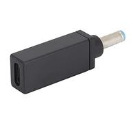 Generic Adaptador Tipo C a CC, Enchufe Hembra a Macho, Dispositivo de Carga Compacto para Portátiles, Material Metálico y ABS, Plug and Play, 1 Unidad