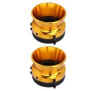 Generic Adaptadores de Concentrador Nab de Aluminio, Instalación Profesional Fácil, Bloqueo, Oro Pulido, Abridor de Altavoz de 10 Pulgadas