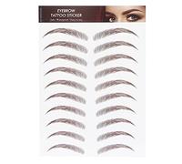 Generic Adhesivo para Cejas, Adhesivo Impermeable para Tatuajes de Cejas para Mujeres con Material Transpirable, Varios Estilos, Fácil de Usar, Mantiene la Forma de 1 a 7 Días (BROWN-09)