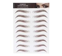 Generic Adhesivo para Cejas, Adhesivo Impermeable para Tatuajes de Cejas para Mujeres con Material Transpirable, Varios Estilos, Fácil de Usar, Mantiene la Forma de 1 a 7 Días (BROWN-02)