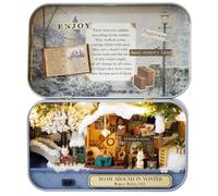 Generic Adorable Kit de Casa en Miniatura DIY Hecho a Mano Decoración del Hogar Pequeño Mundo Encantador para Manualidades Adultos Alivio del Estrés Multicolor 180 G (Generico2athur13c-5)