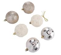 Generic Adornos de Bolas de Navidad de PVC de Primera Calidad, Lujoso Diseño Flocado de Terciopelo, Ideal para Decoración Navideña, Decoración de Adornos para árboles, Baby Shower, Año