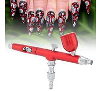 Generic Aerógrafo de Alimentación de Doble Acción de Precisión con Boquilla de 0,3 Mm para Arte y Aplicaciones (rojo)