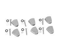 Generic Afinador de Guitarra de Alta Calidad, Diseño Trapezoidal, Fácil Instalación para una Afinación Precisa (SILVER)