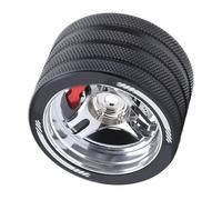 Generic Agarre del Volante del Transmisor RC de Aleación de Aluminio para FUTABA, Mejora el Aspecto del Controlador para Entusiastas de Las Carreras, 1,9 Pulgadas de Diámetro, 1,2 Pulgadas de Ancho,