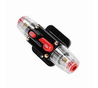 Generic AGU Style Reemplazo 50A-100A Disyuntor Restablecer Portafusibles Auto Audio Kill Switch Portafusibles para Coche Barco (100A)