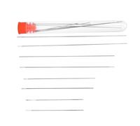 Generic Aguja de Cuentas Herramientas de Bordado de Cuentas Finas para Coser Agujas de de Ojos Grandes para Enhebrar Collares, 8 Piezas de de Semillas de 1.8"-3.5" para Artesanos y Fabricantes de