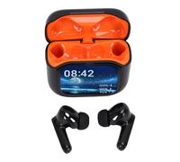 Generic AI Ear Buds Translator Device Funcionalidad 3 en 1 Reproducción de Música Funciones de Llamada Bluetooth 5.4 Translator Headphones para Buscadores de Aventuras Negro 2 Estuche para