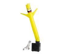Generic Air Inflatable Tube Tubo Inflable con Figura Animada Y Cable USB Muñeco Divertido para Mesa Decorativo para Estantería Adecuado para Celebraciones Y O, Amarillo