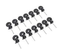 Generic Aislador de Cerca Eléctrica Anillo Atornillable Duradero para Cría de Animales 50 Piezas para Granjas, Ranchos Material PP+PE